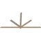 Ekena Millwork Kennewick Smooth Timber Gable Bracket, Douglas Fir, 96"W x 48"H x 1 1/2"D x 3 1/2"F, 12/12 Pitch GBW096X48X0204KEN00SDF - alternate 4